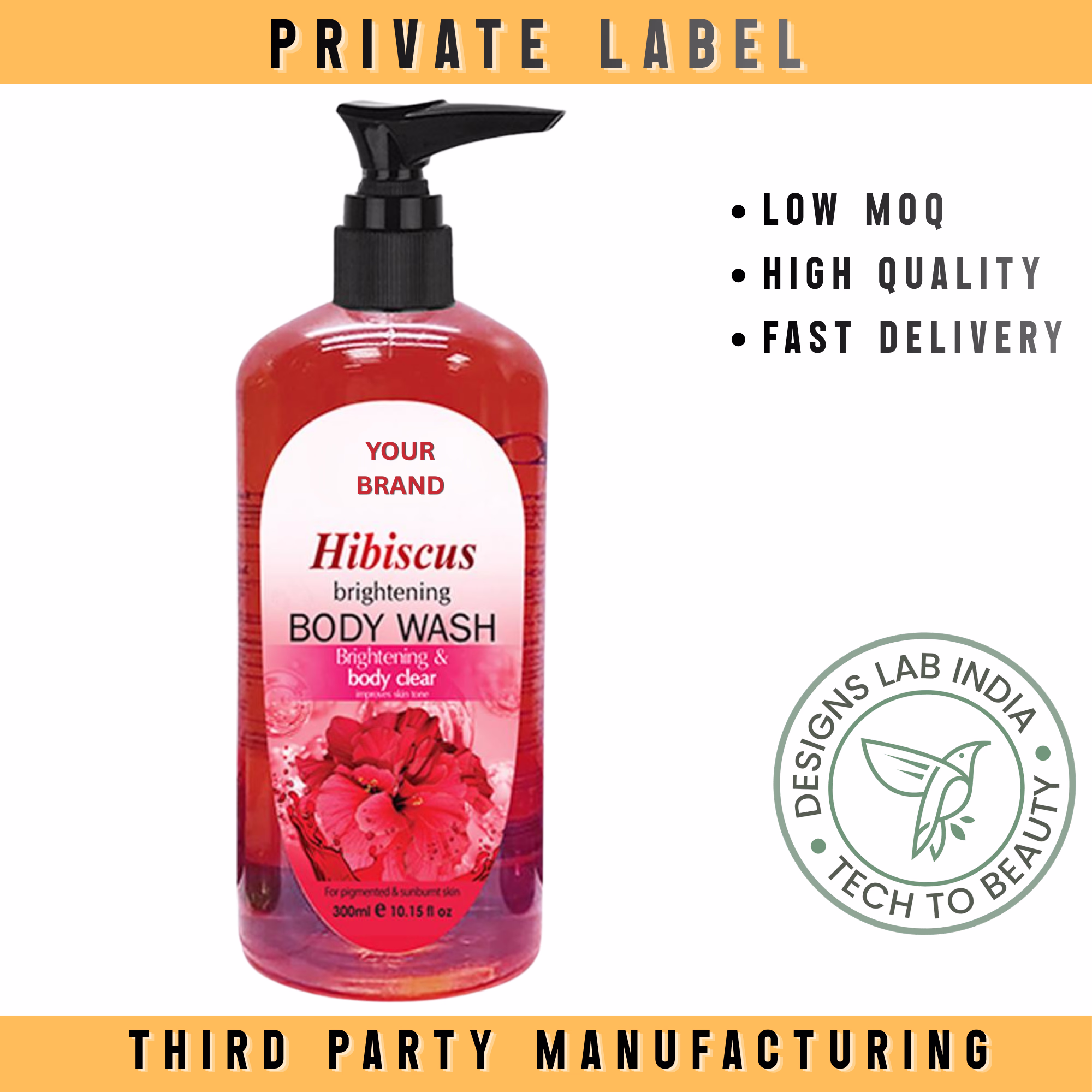 Hibiscus Body Wash
